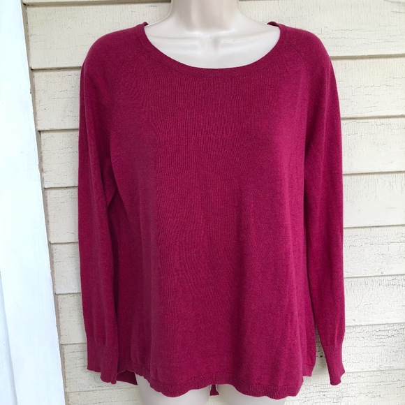 PROJECT J raspberry sweater/100%cotton - Picture 1 of 7